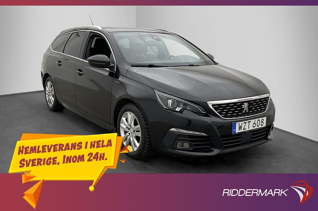 Peugeot 308 2.0 150hk GT Line Pano Kamera CarPlay Navi