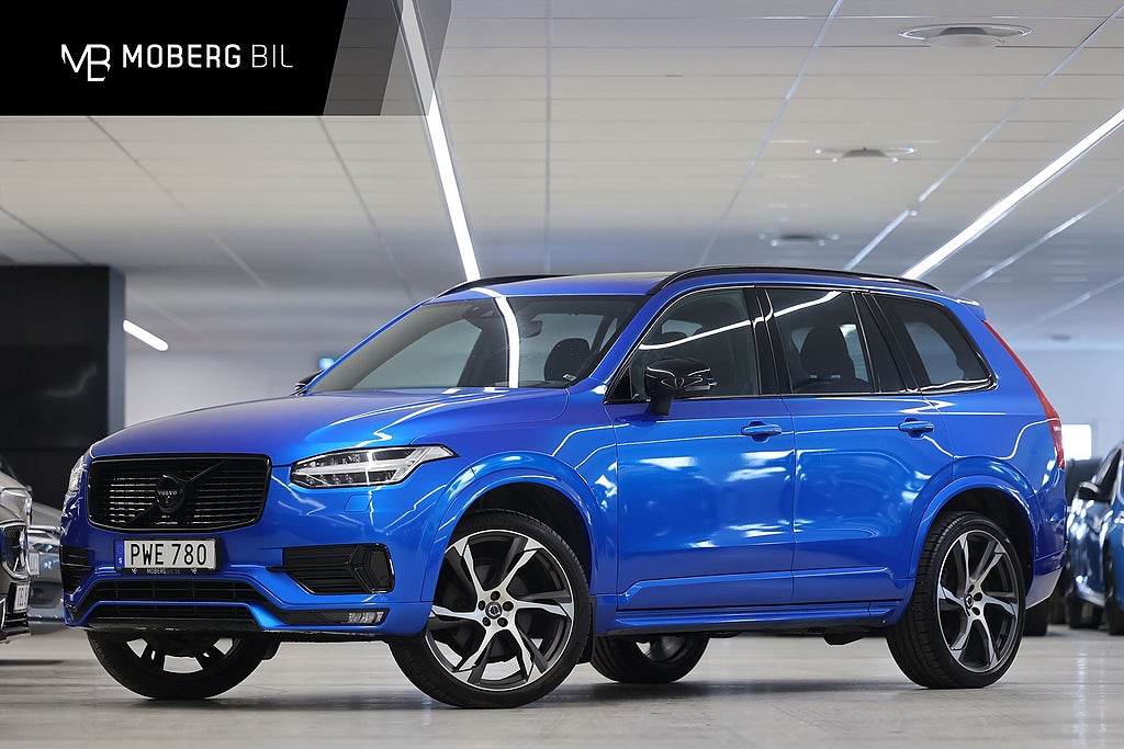 Volvo XC90 D5 AWD 235hk R-Design Pano HUD 360° 7-Sits Läder Keyless