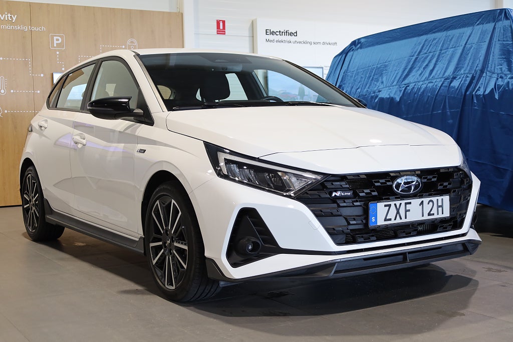Hyundai i20 1.0 T-GDI DCT N-Line Kamera CarPlay Rattvärme Keyless 2022