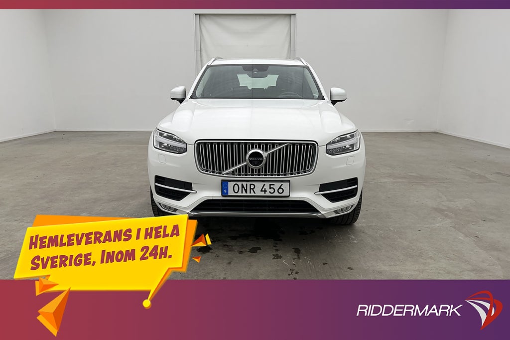 Volvo XC90 D5 AWD Inscription 7-Sits VOC Värm HUD 360° Drag