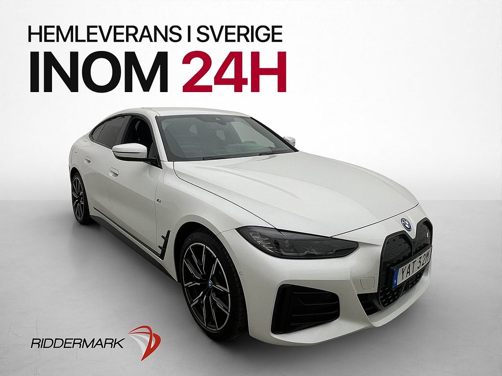 BMW i4 eDrive40 Gran Coupé 340hk M Sport Pro Värm Drag 360°