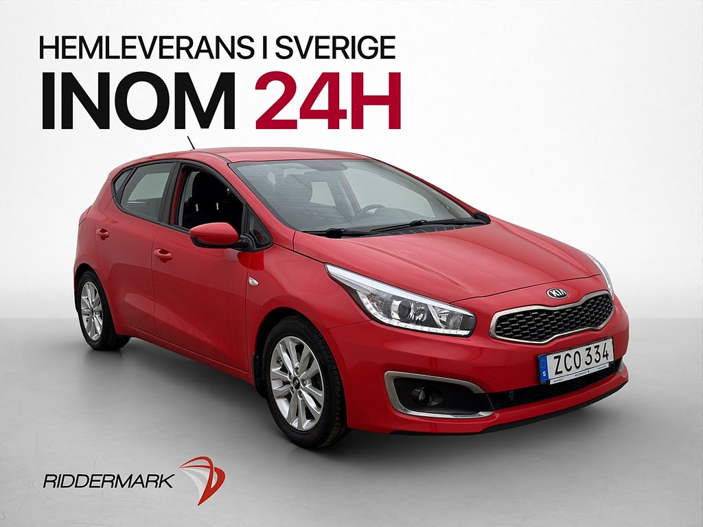 Kia Ceed 1.4 99hk M&K Värmare Dragkrok Rattvärme