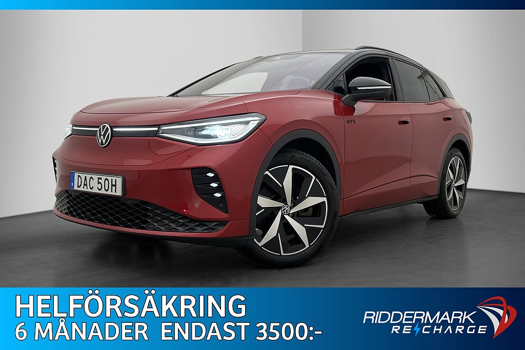 Volkswagen ID.4 GTX Värmare Dragkrok Kamera CarPlay MOMS