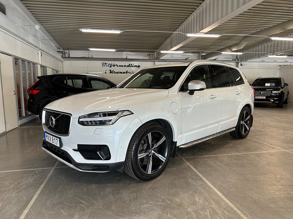 Volvo XC90 7-sits T8 Twin Engine AWD R-Design Orrefors Pano HUD