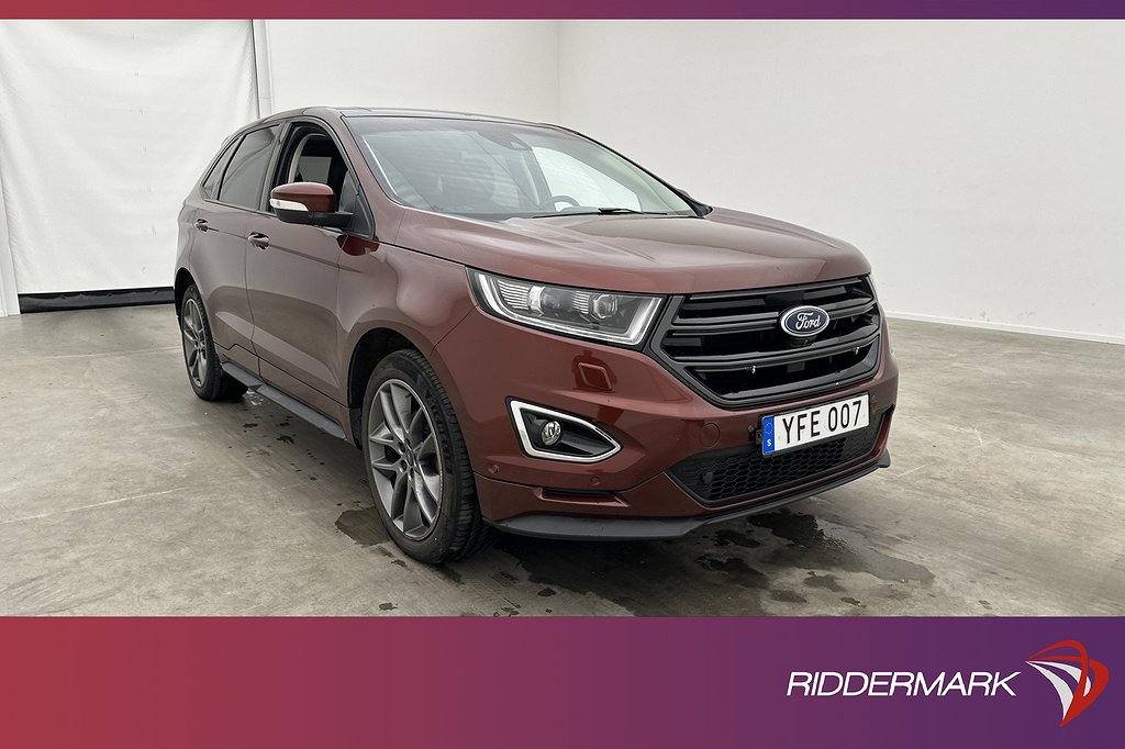 Ford Edge TDCi Bi-Turbo AWD Sport Värmare Pano Kamera Drag