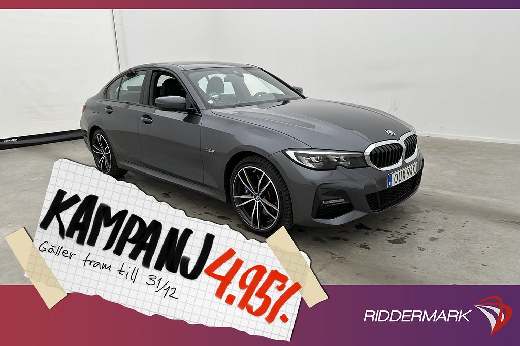 BMW 330 e xDrive Sedan M Sport Navi CarPlay Ski 4,95% Ränta