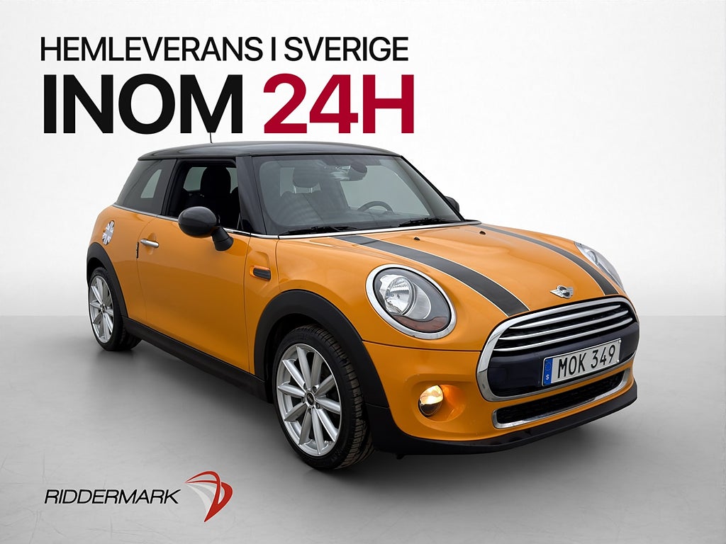 MINI Cooper 116hk Pepper Läder Keyless 0.35l/Mil