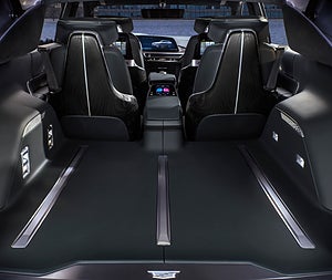 Cadillac LYRIQ’s new electric vehicle architecture opens up possibilities in vehicle spaciousness and design.Images display show car, not for sale. Some features shown may not be available on actual production model.