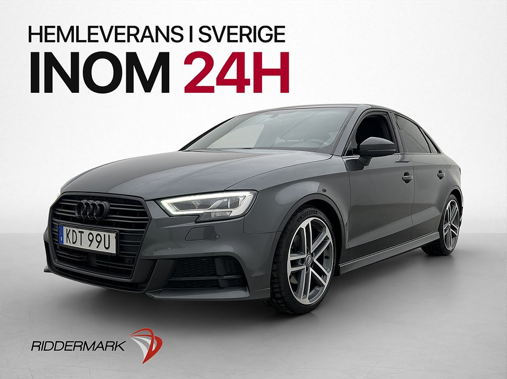 Audi A3 35 TFSI S-Line P-Värmare Kamera Halvskinn