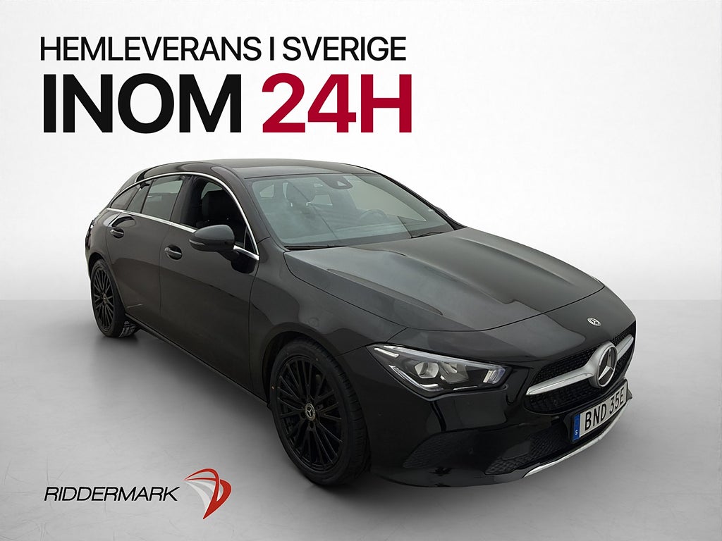 Mercedes-Benz CLA 180 SB Kamera Sensorer Navi Svart Innertak
