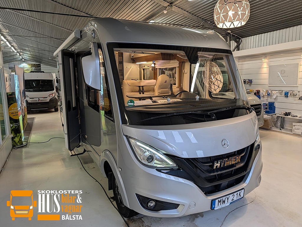 Hymer B 600 MC Mercedes Hydraul.stödben Automat 1 ägare 1391mil