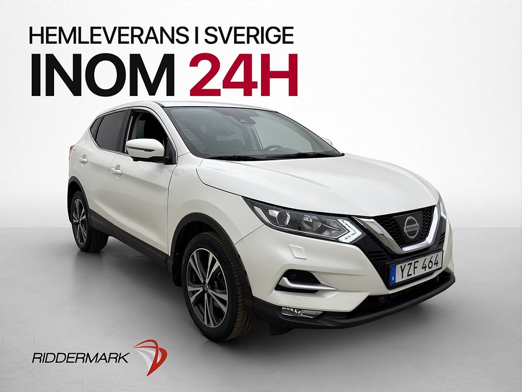 Nissan Qashqai 1.2 115hk 360° Kamera Dragkrok Navi