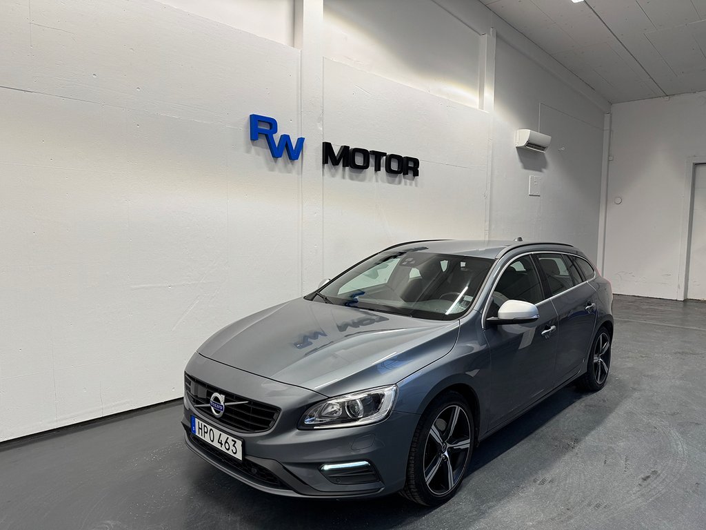 Volvo V60 D3 150hk R-design VOC D-värmare Navi Keyless 