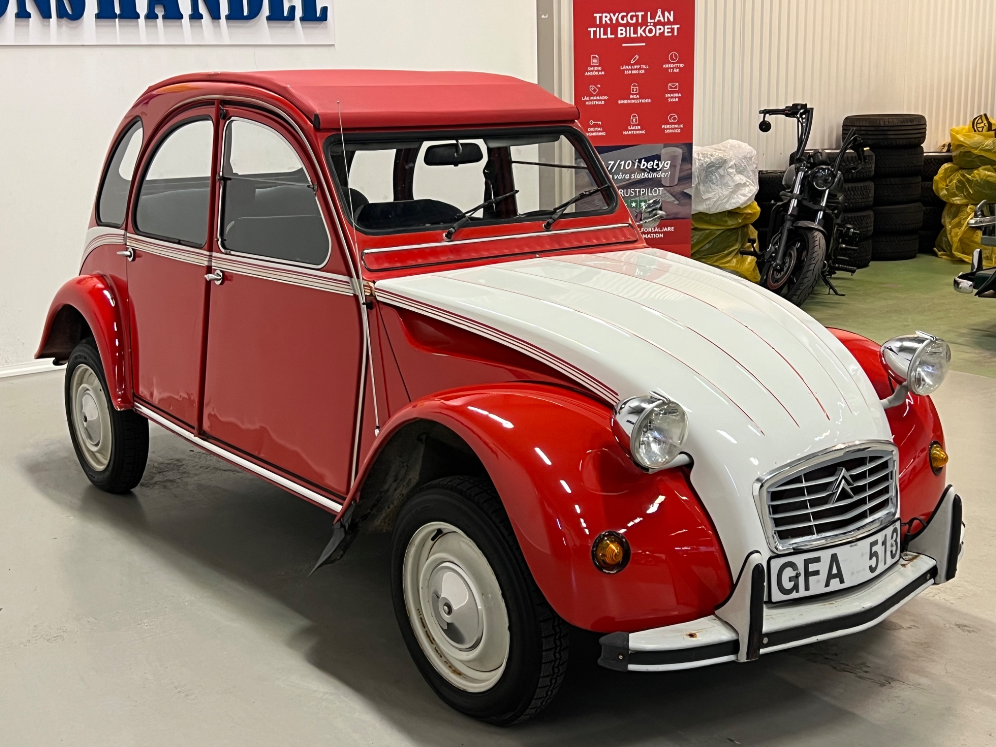 Citroen 2CV 2CV6 Club 0.6 H2 Svensksåld 1971, photo 6/10
