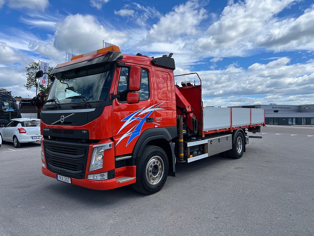 Volvo FM 370 4x2 Kranbil, Palfinger Kran, Euro 6