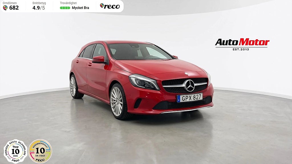 Mercedes-Benz A180 122hk SoV däck