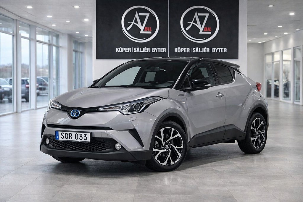 Toyota C-HR Hybrid CVT Style Euro 6 kamera lågmil toppskick