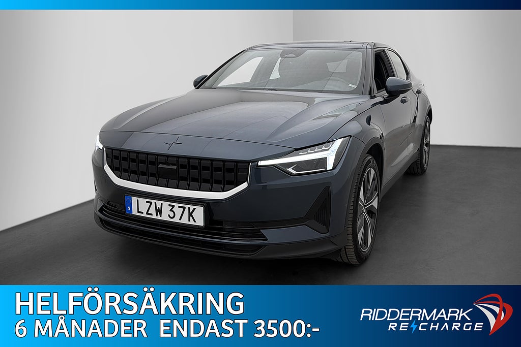 Polestar 2 Long Range Single Motor 231hk Plus Pano H/K MOMS