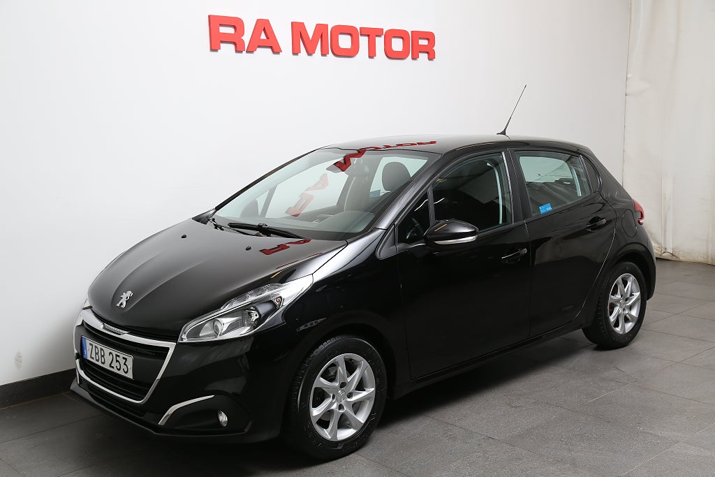 Peugeot 208 1,2 PureTech 82hk Active 5-dörrar Motorv Dragkrok 2017