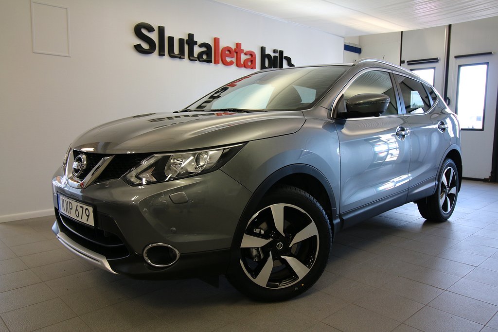 Nissan Qashqai 1.2 DIG-T Euro 6 Navi 360-Kamera Nya Däck