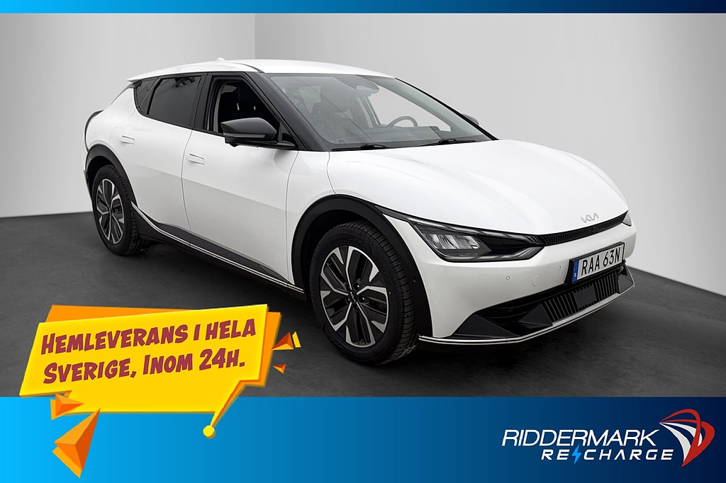 Kia EV6 77.4 kWh AWD 325hk MOMS Dragkok 360° Skinn Carplay