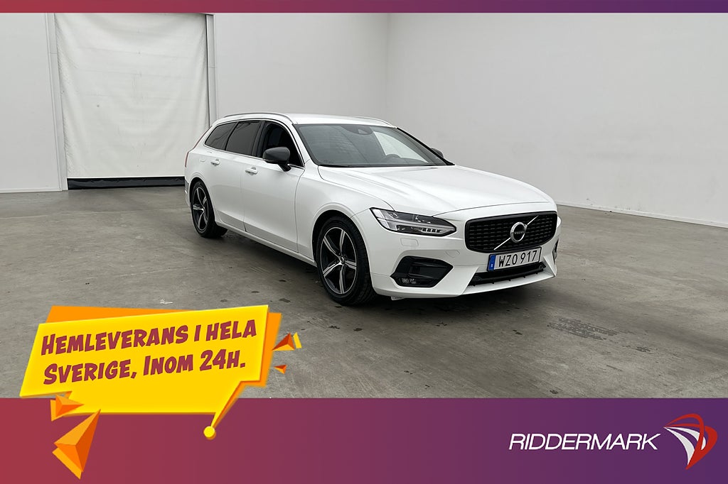 Volvo V90 D4 190hk R-Design Värmare Drag CarPlay Rattvärme