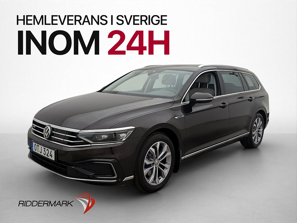 Volkswagen Passat GTE Cockpit Värmare Kamera Navi Drag