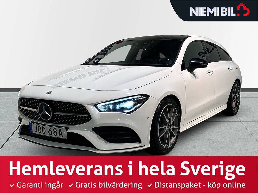 Mercedes-Benz CLA 250 4MATIC 7G AMG Sport Kamera Drag Burmester Mvärm Pano SoV