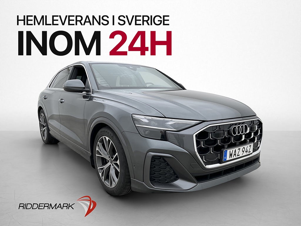 Audi Q8 50 TDI Q S-Line Luftfjädring Värmare Navi Drag MOMS