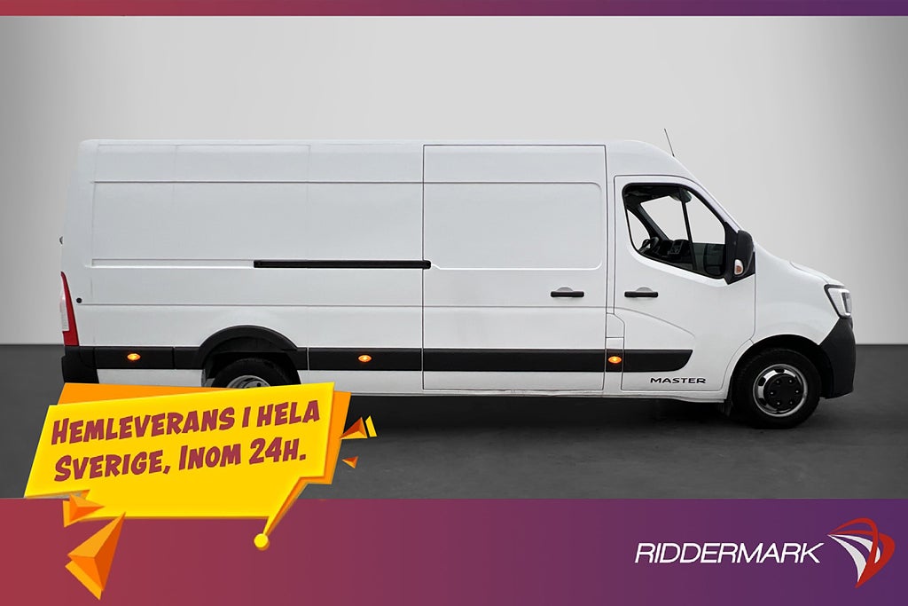 Renault master L4H2 2.3dCi Värmare 3-Sits PDC Dragkrok Moms