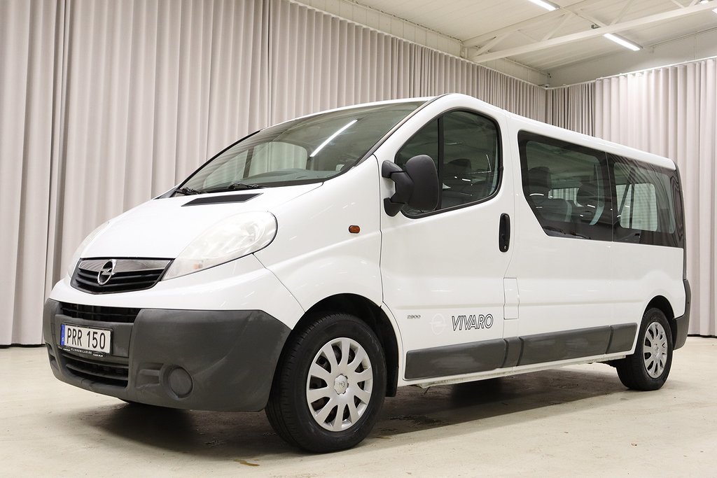 Opel Vivaro CDTi L2 9-Sits Webasto Drag BT Sensorer EnÄgare