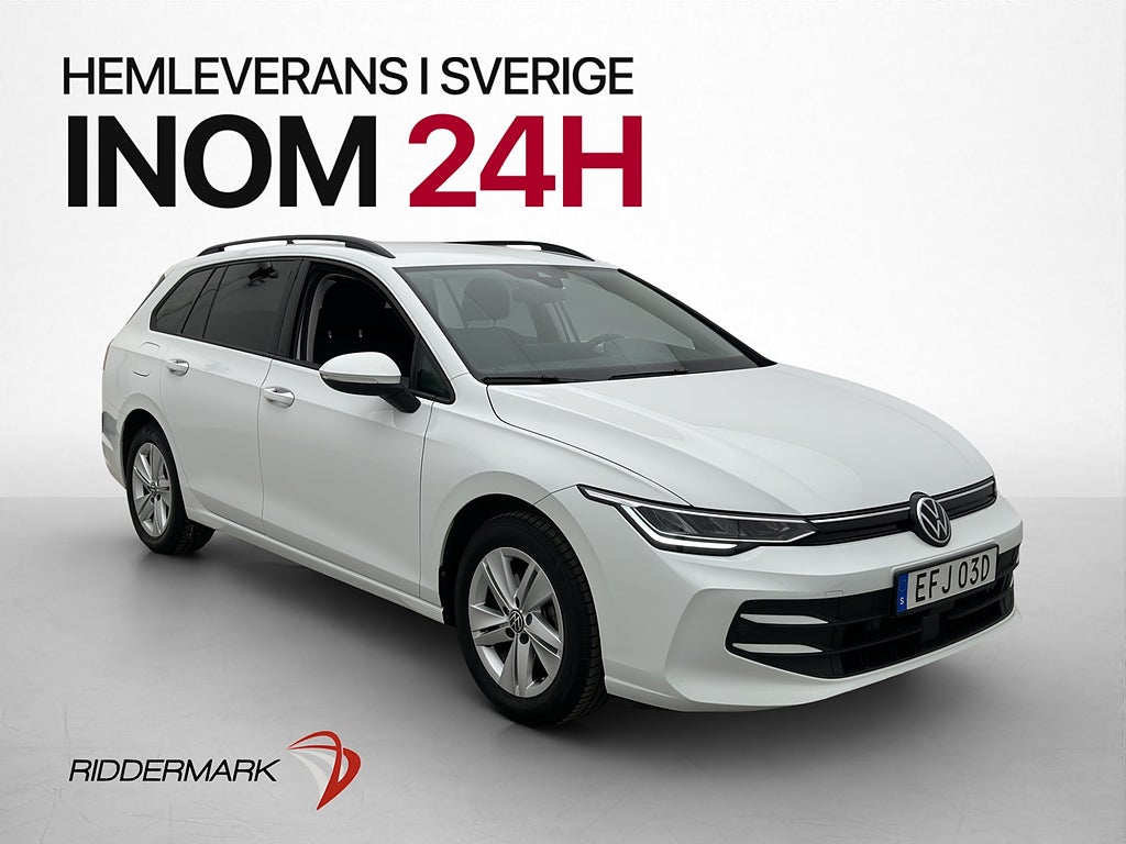 Volkswagen Golf eTSI 150hk Cockpit Kamera Ambient P-sensorer