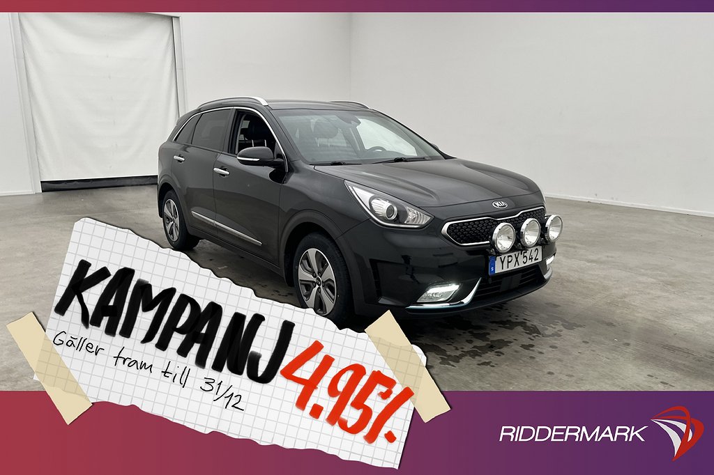 Kia Niro P-HEV 141hk Advance + Kamera M&K-Värm 4,95% Ränta