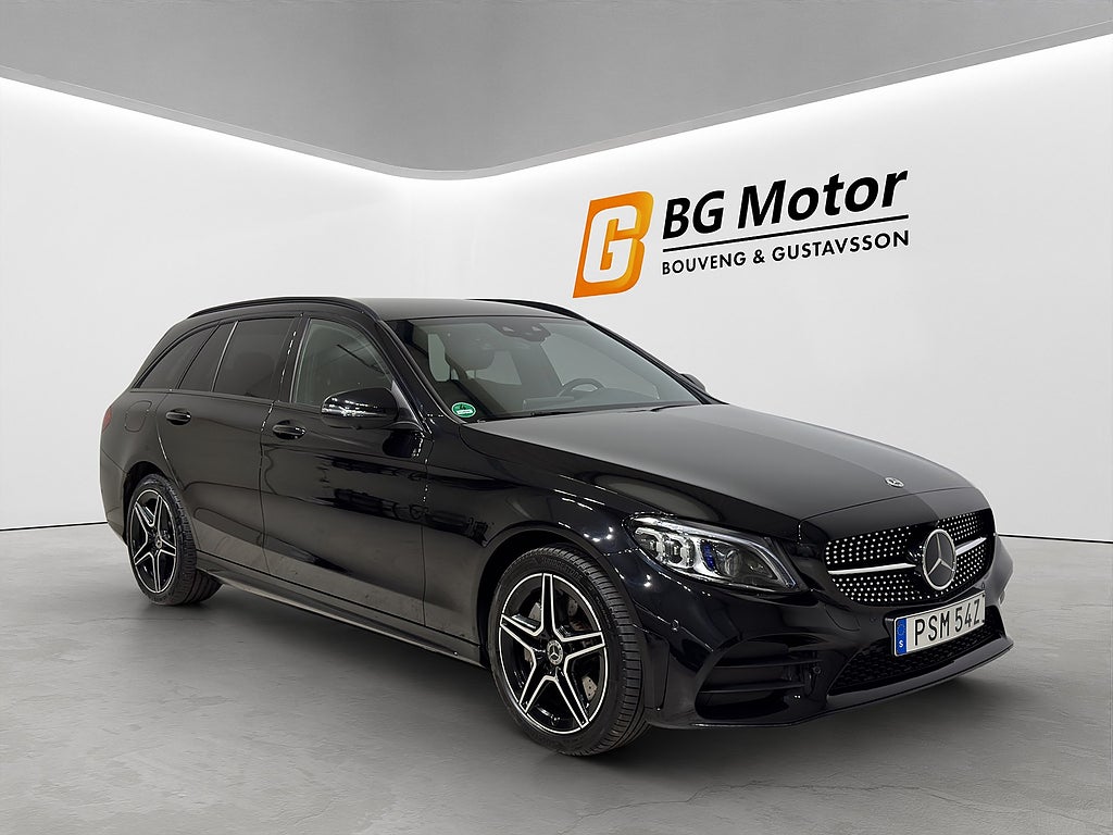 Mercedes-Benz C 300 T 306HK Aut AMG-Line 360/Drag/HuD/BLIS/Navi/CarPlay
