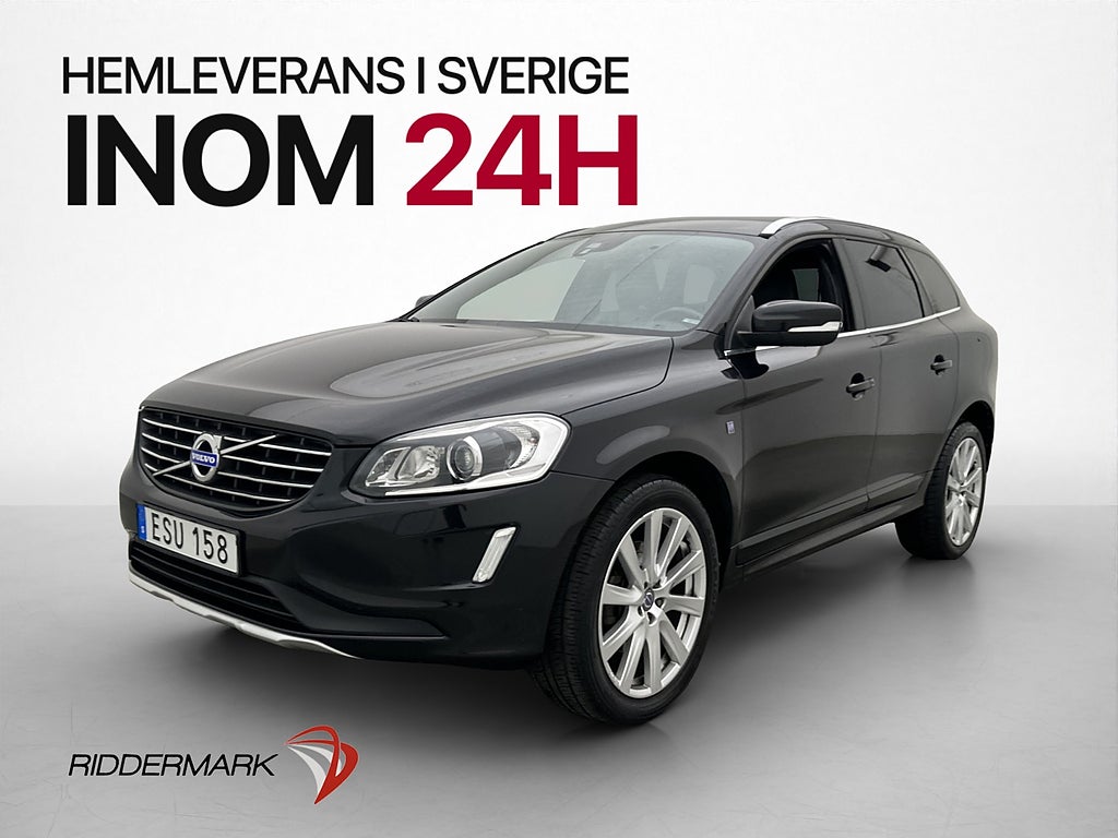 Volvo XC60 D5 AWD 230hk Polestar  H/K D-Värm Skinn Drag Navi