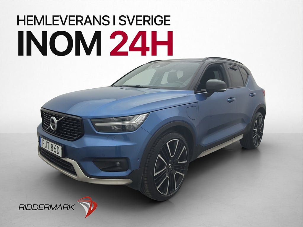 Volvo XC40 Recharge T4 211hk R-Design Pano H/K 360° Elstolar