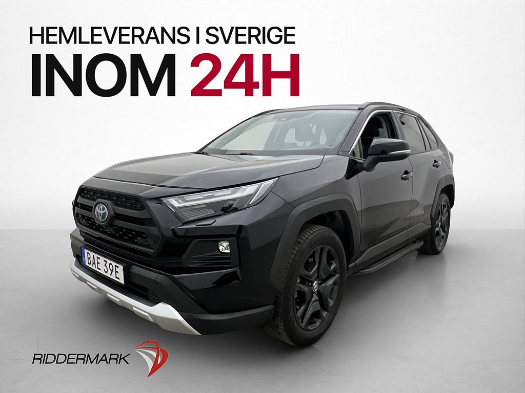Toyota RAV4 Hybrid 222hk AWD Adventure Kamera JBL Dragkrok