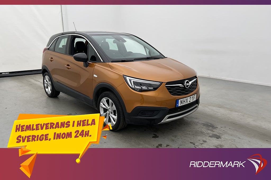 Opel Crossland X 1.2 Turbo 110hk Dynamic Rattvärme Bluetooth