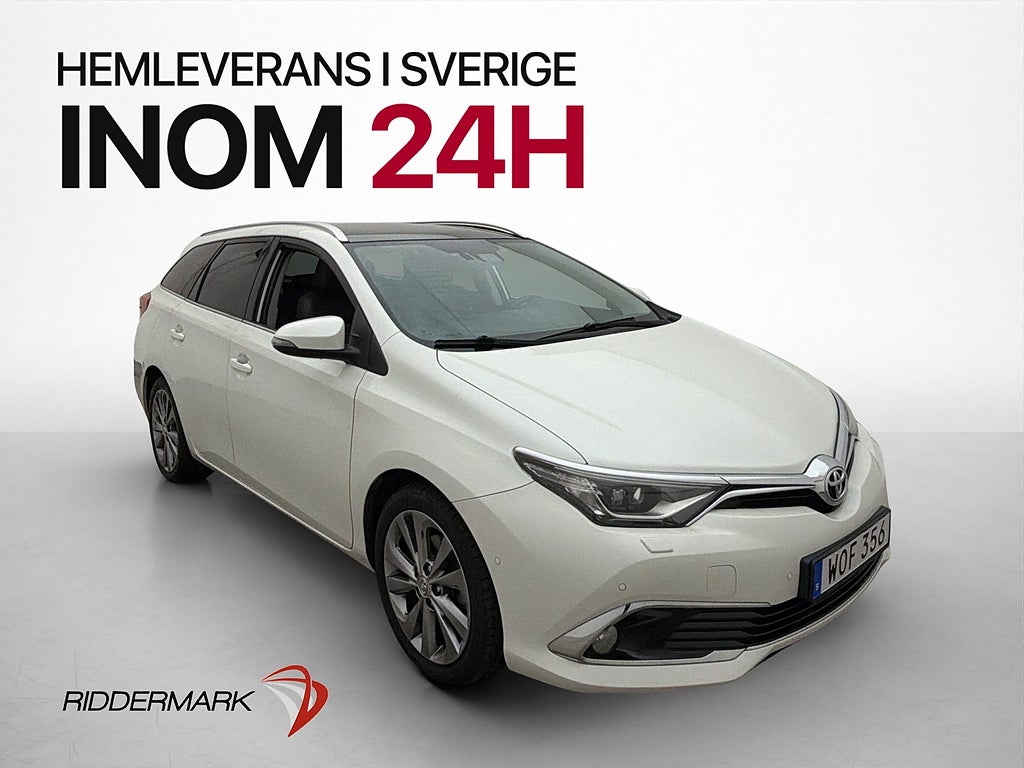 Toyota Auris 1.2 Turbo Executive Pano Halvskinn Kamera Drag