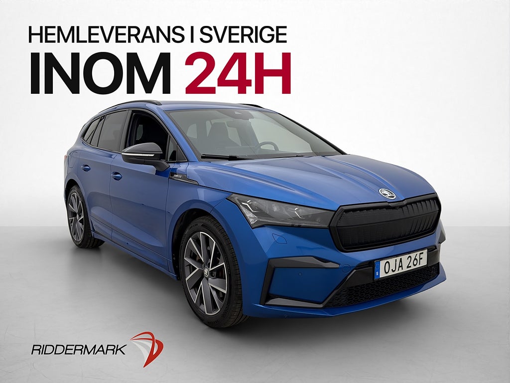 Skoda Enyaq iV iV80x Sportline Värmare Dragkrok Kamera MOMS