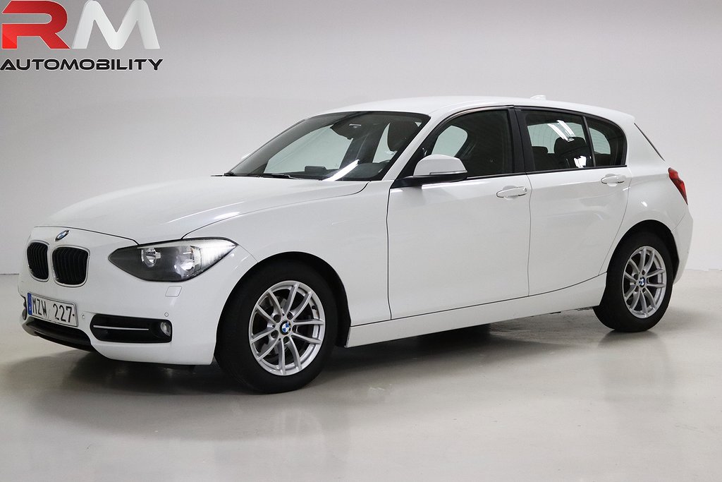 BMW 116 AUTOMAT SPORT-LINE P-SENSORER 0,47L/MIL / 866KR SKATT