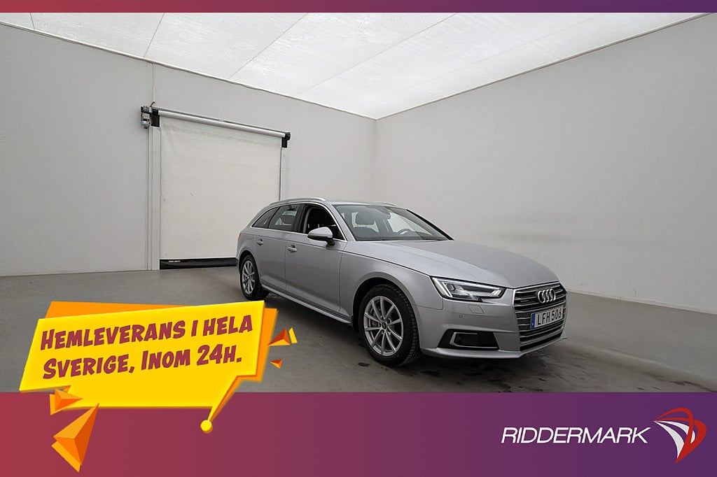 Audi A4 2.0 TDI 190hk Quattro Värmare Dragkrok Adaptiv