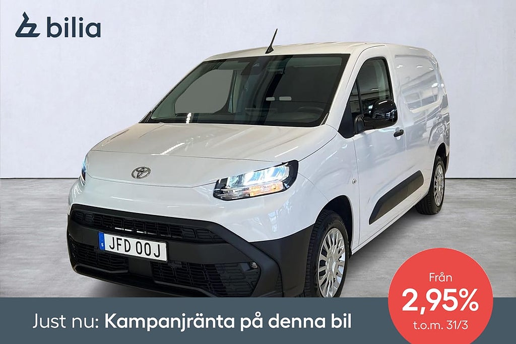 Toyota ProAce City Long 1,5D 130 HK Auto Comfort Drag Ränta 2....
