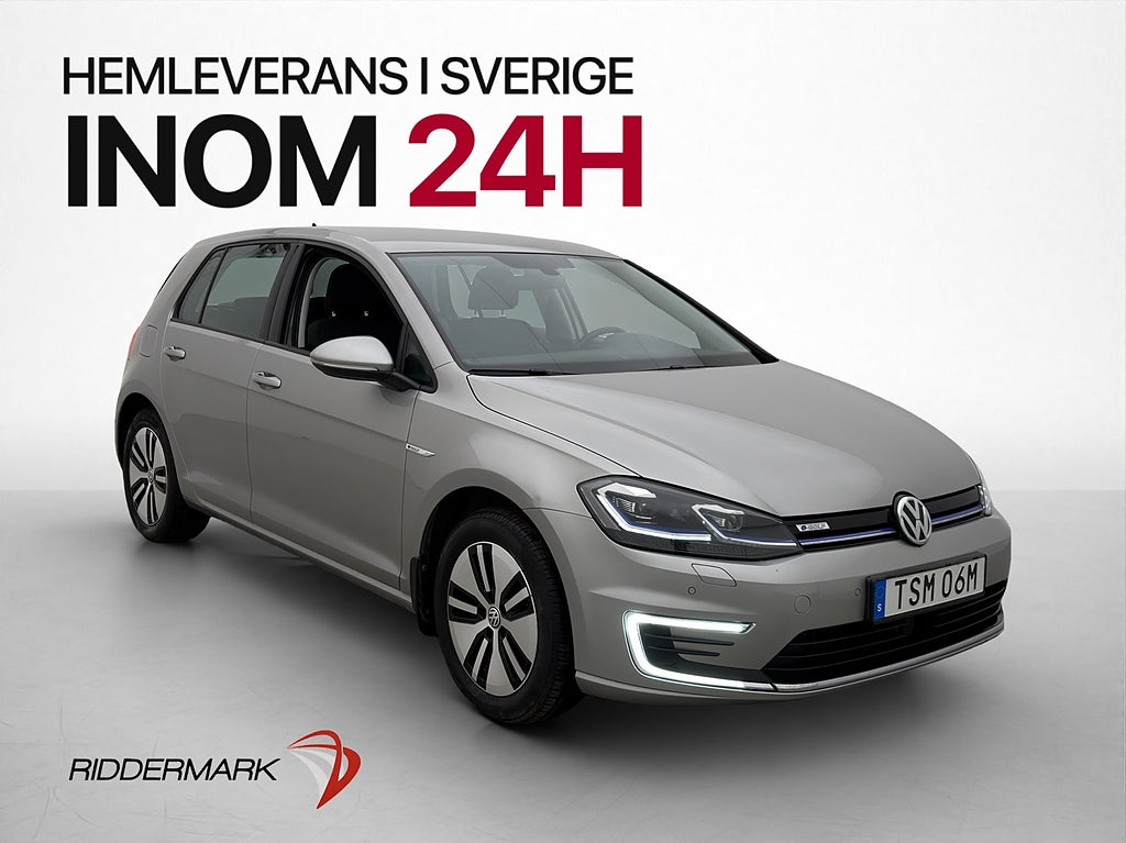 Volkswagen E-Golf 136hk Cockpit Navi Carplay Moms