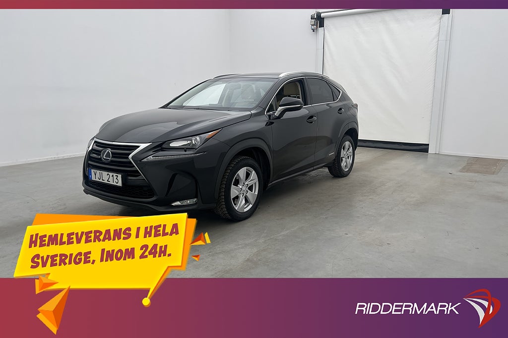 Lexus NX 300h AWD 197hk Premium Skinn Kamera Navi Rattvärme