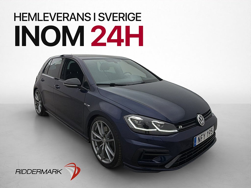 Volkswagen Golf R 2.0 TSI 4M 310hk Cockpit Sensorer CarPlay