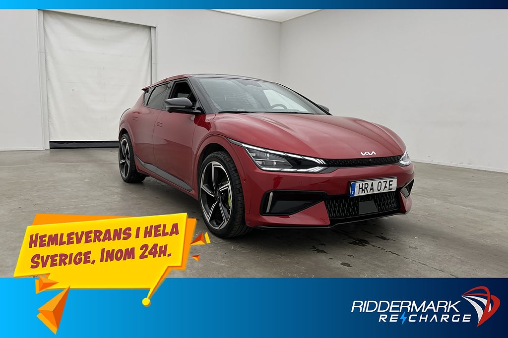 Kia EV6 GT AWD 585hk Taklucka Meridian HUD Skalstolar MOMS