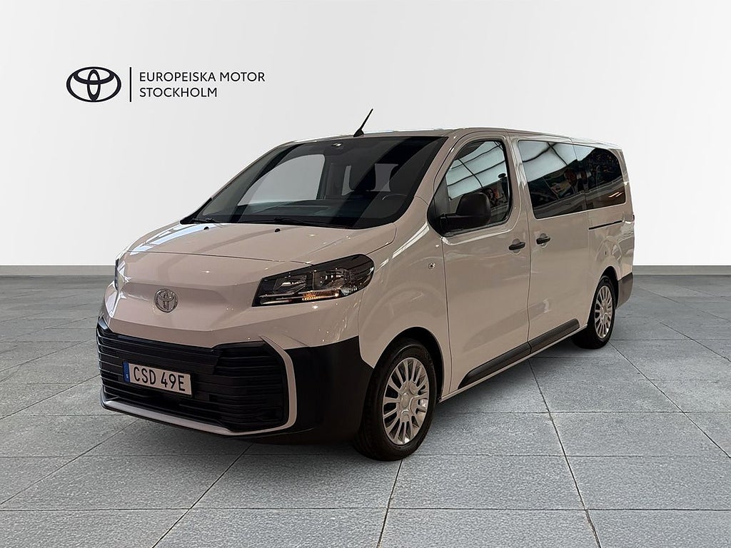Toyota Proace Verso 2,0D SHUTTLE 9-SITS V-HJUL NYA KAROSSEN