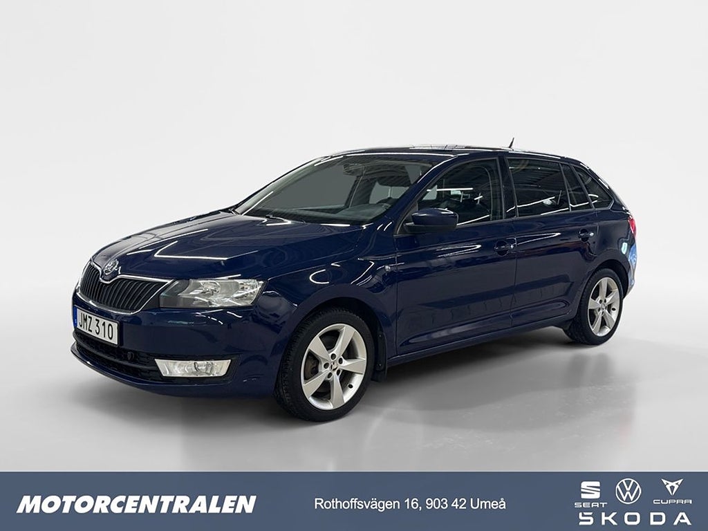 Skoda Rapid Spaceback 1.2TSI/105hk/M.värmare/Drag/Ink.v.hjul