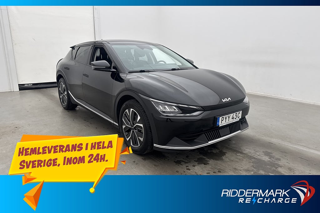 Kia EV6 77.4 kWh 228hk Kamera CarPlay Rattvärme MOMS